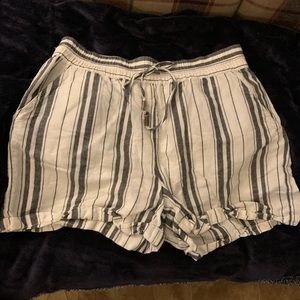 Anthropologie Maeve Striped Shorts
